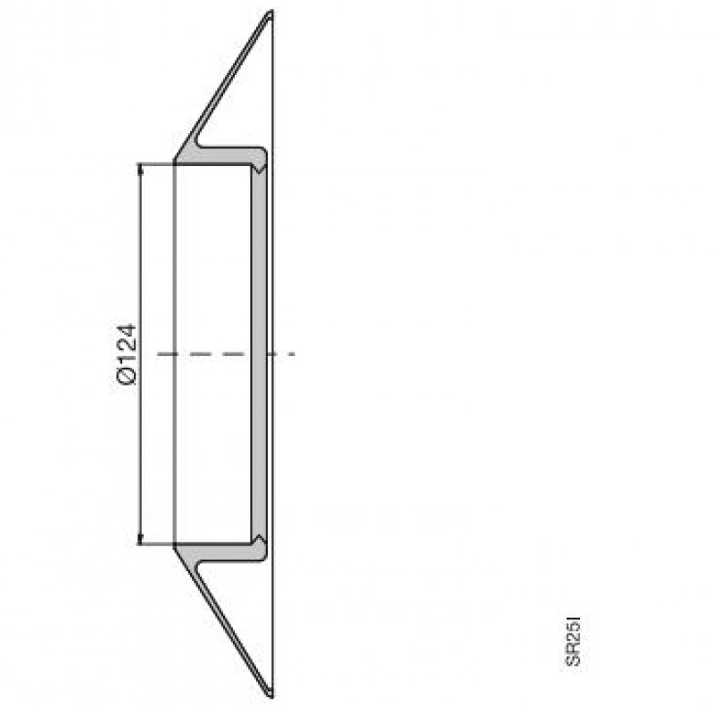 PROTHERM manžeta krycí průměr 125 , (SR25I) 0020064550