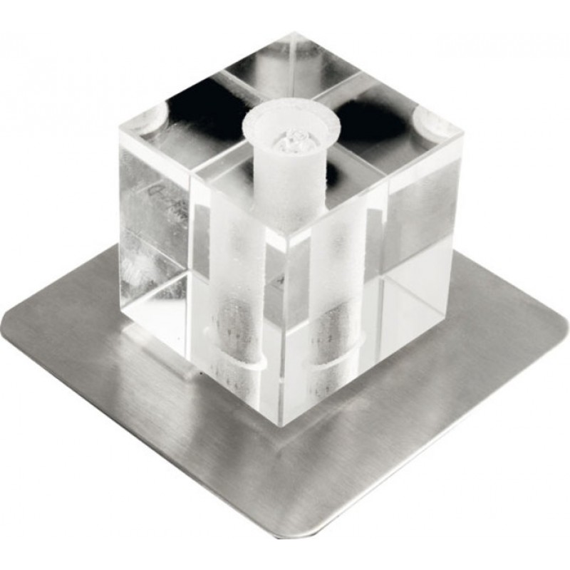 Sapho DAVID podhledové svítidlo 70x70x70 mm, Max 20W, 12V, saténový nikl 04965 Sapho DAVID podhledové svítidlo 70x70x70 mm, Max 20W, 12V, saténový nikl 04965