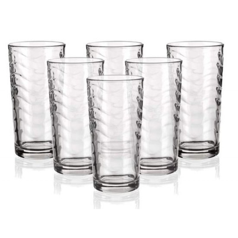 BANQUET PURE WAVE Sada sklenic long 270 ml, 6ks, 04N109B-B