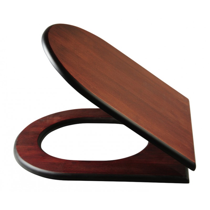 SAPHO FLO 10012 WC sedátko, hranaté, dub