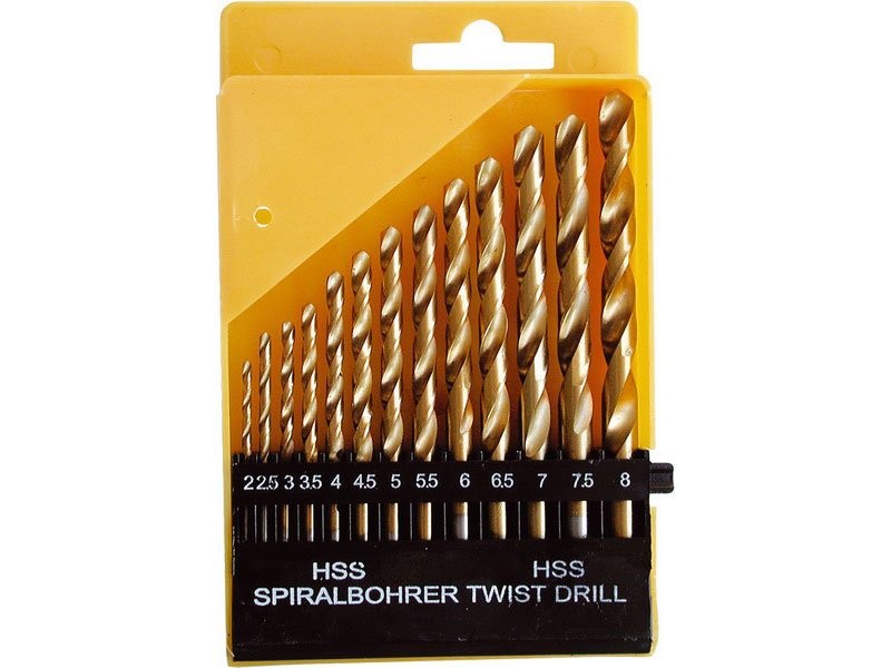 EXTOL CRAFT vrtáky do kovu, sada 13ks, 2-8mm po 0,5mm 1118A EXTOL CRAFT vrtáky do kovu, sada 13ks, 2-8mm po 0,5mm 1118A