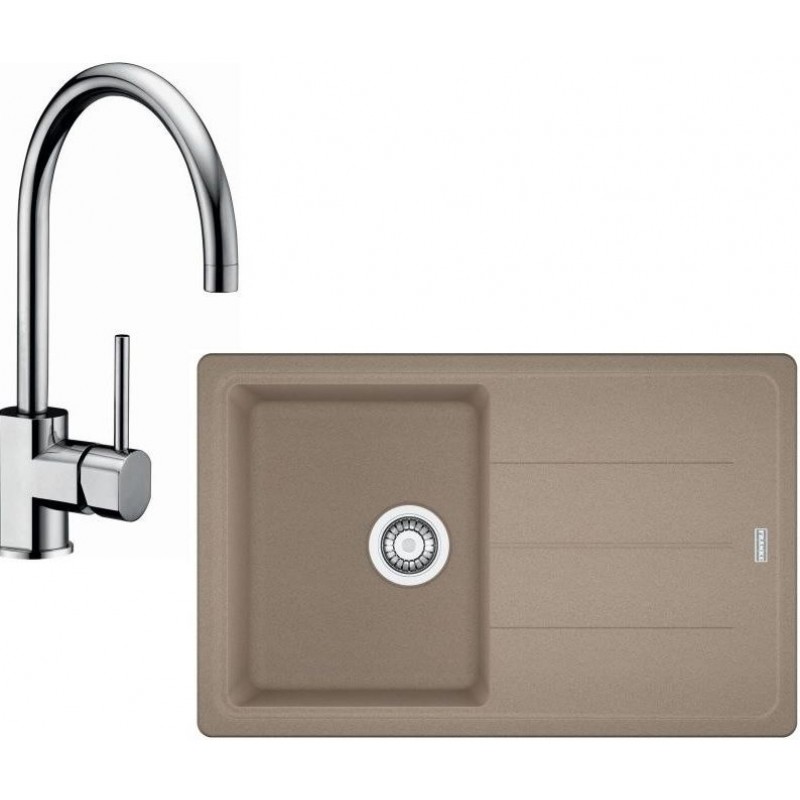 Franke SET G56 Granitový dřez BFG 611-78 Kašmír + Baterie FC 650.031 chrom, 114.0510.426 Franke SET G56 Granitový dřez BFG 611-78 Kašmír + Baterie FC 650.031 chrom, 114.0510.426