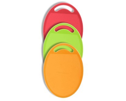 BANQUET Sada plastových krájecích prkének 3ks Cullinaria Plastia Colore 123189-3PCS