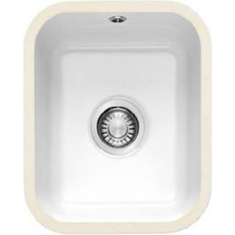 Franke Vail VBK 110-33, 370x435 mm, keramický dřez, bílý 126.0294.603
