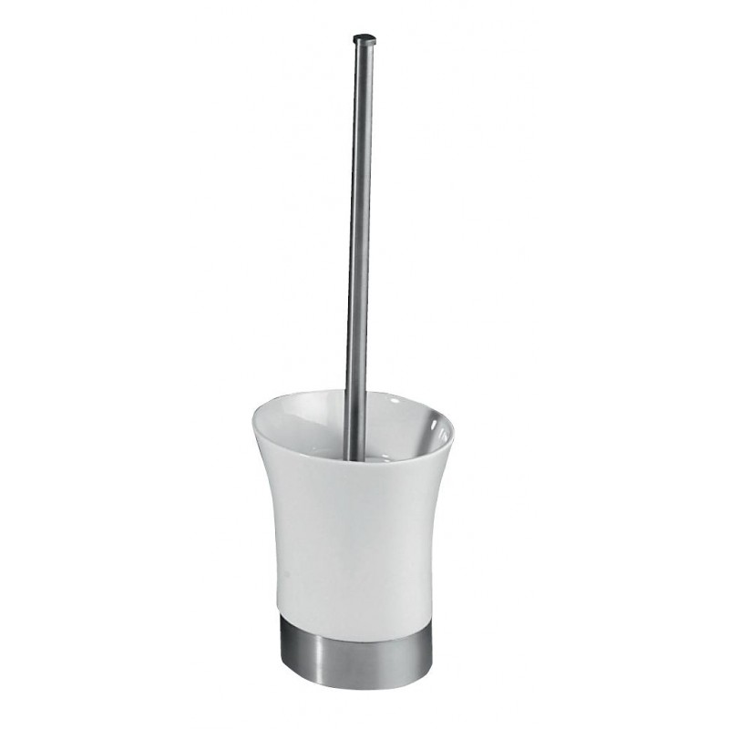 SAPHO B&K 1308-28 JUSTIME 1 WC štětka na postavení, keramika/nerez SAPHO B&K 1308-28 JUSTIME 1 WC štětka na postavení, keramika/nerez