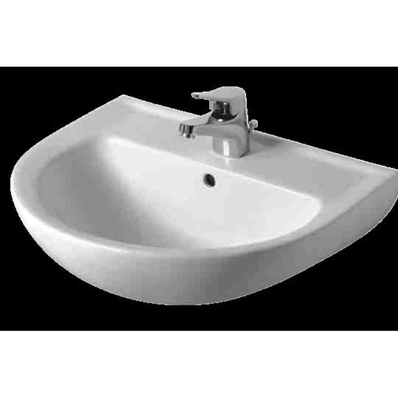 IDEAL Standard EUROVIT umyvadlo bez otvoru pro armaturu 60 x 46 cm V144201