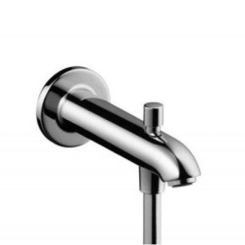 Hansgrohe Vanový výtok E/S 228 mm s přepínačem, chrom 13424000