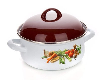 BANQUET kastrol smaltovaný 16cm Zelenina 13SM1CLL16