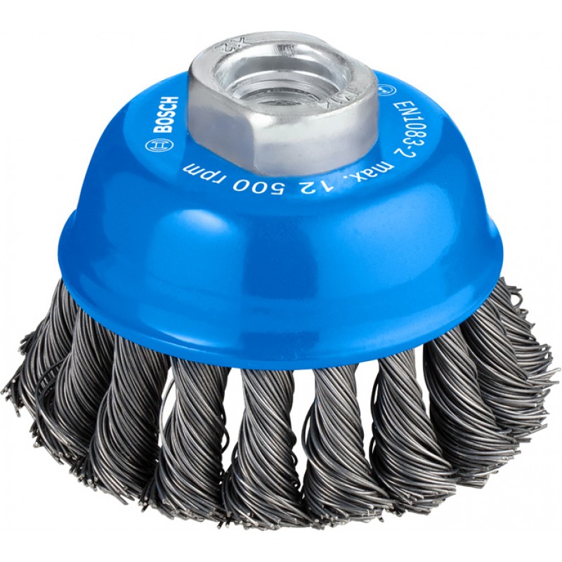 BOSCH Hrnkový kartáč, copánkový, 75, ocel 75 mm, 0,5 mm, M14 1608622029