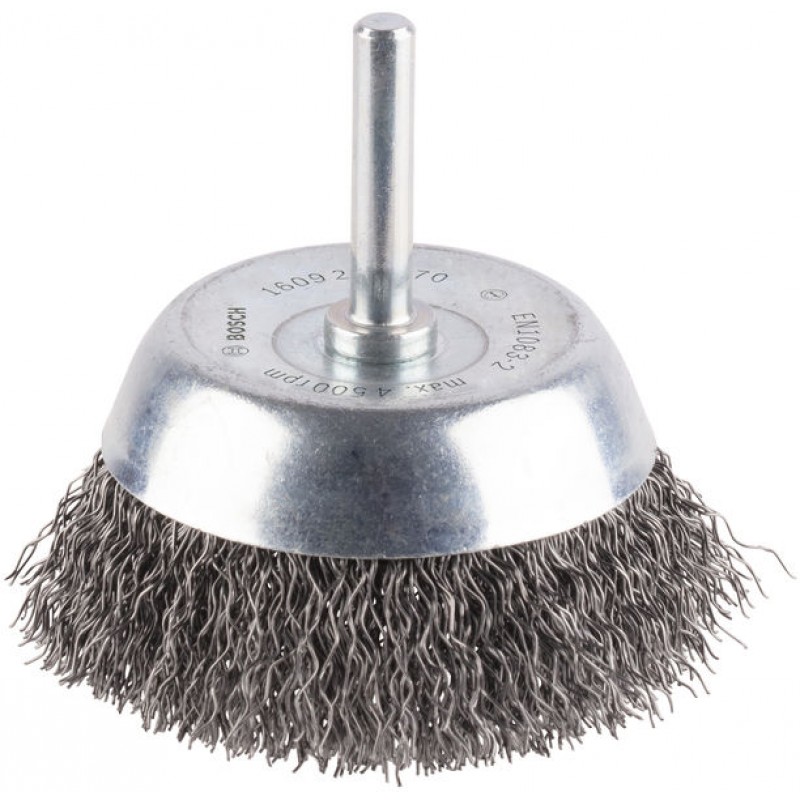 BOSCH Hrnkový kartáč, zvlněný drát, 70×0,3 mm, ocel 70 mm, 0,3 mm 1609200270