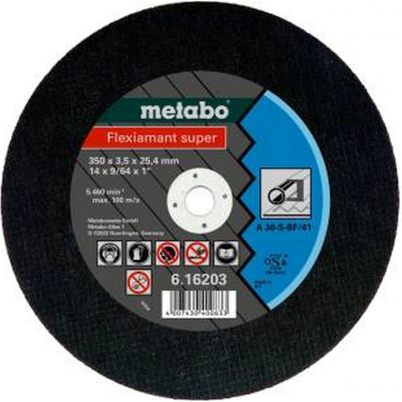 Metabo Flexiamant super řezný kotouč 350x3,5x25,4 ocel, TF 41 (616203000)