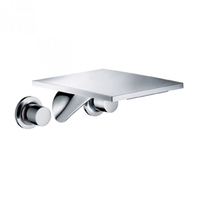 Hansgrohe AXOR MASSAUD Tříotvorová umyvadlová armatura pod omítku, chrom 18115000 Hansgrohe AXOR MASSAUD Tříotvorová umyvadlová armatura pod omítku, chrom 18115000