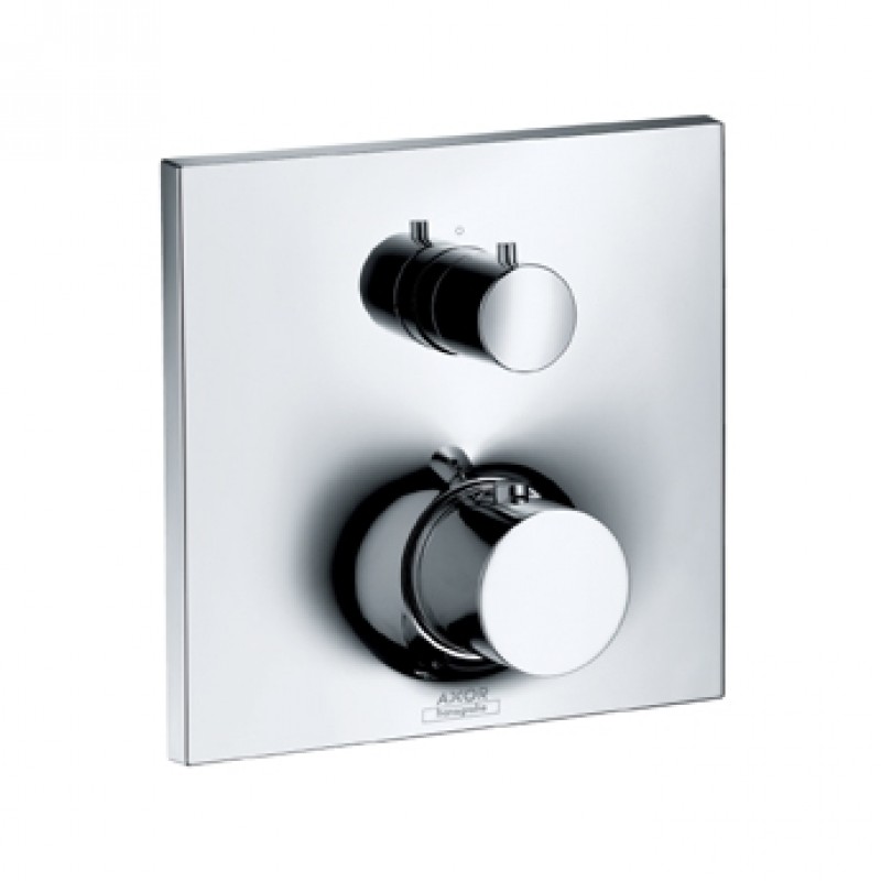 Hansgrohe AXOR MASSAUD Termostat pod omítku s uzavíracím a přep. ventilem, chrom 18750000 Hansgrohe AXOR MASSAUD Termostat pod omítku s uzavíracím a přep. ventilem, chrom 18750000