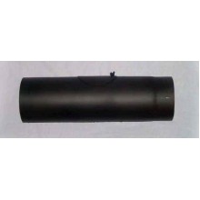 Trubka kouřovodu s čistícím otvorem 130mm/250mm (1,5) černá