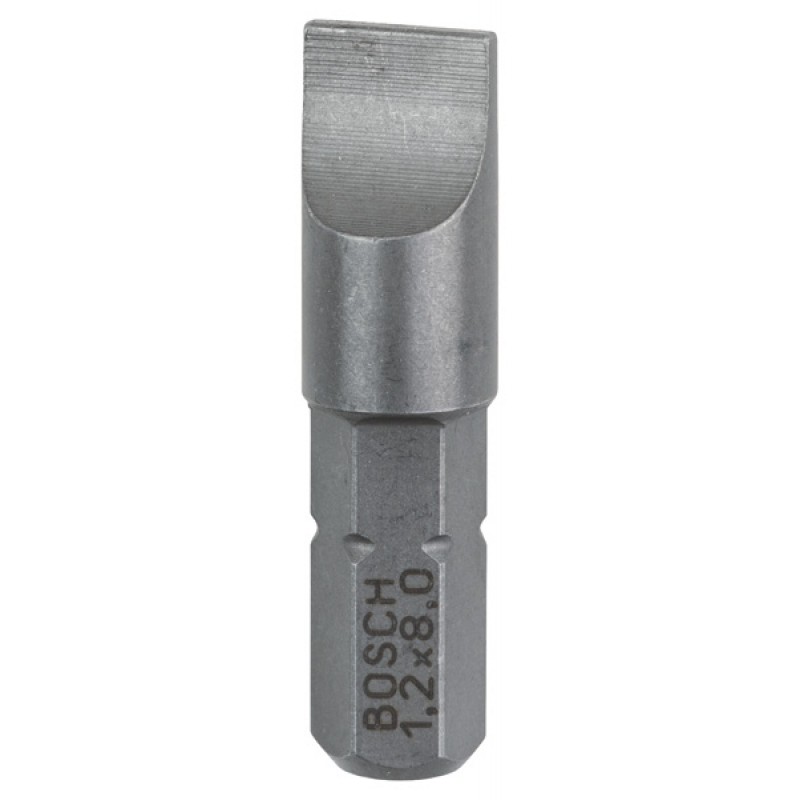 BOSCH Šroubovací bit zvlášť tvrdý Extra-Hart S 1,2x8,0, 25 mm 2607001468