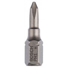 BOSCH Šroubovací bit zvlášť tvrdý Extra-Hart PH 1, 25 mm 2607001509