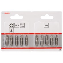 BOSCH Šroubovací bit zvlášť tvrdý Extra-Hart PZ 3, 25 mm 2607001563