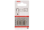 BOSCH Extra-Hart Šroubovací bit zvlášť tvrdý, T25, 25 mm, 3ks 2607001615
