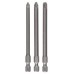 BOSCH 3dílná sada šroubovacích bitů Extra-Hart PZ1; PZ2; PZ3; 89 mm 2607001761