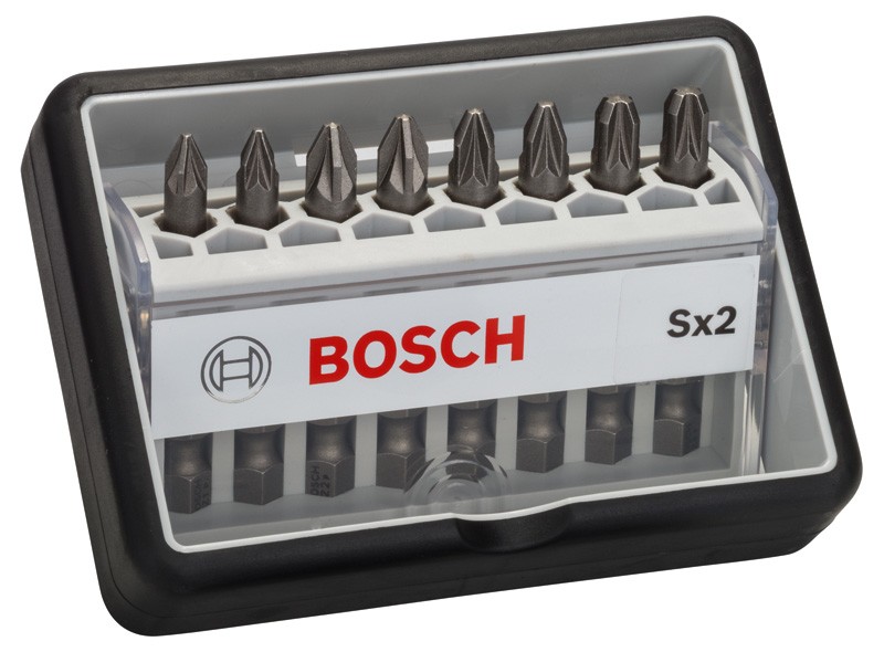 BOSCH 8dílná sada šroubovacích bitů Robust Line, Sx Extra-Hart 49 mm 2607002557