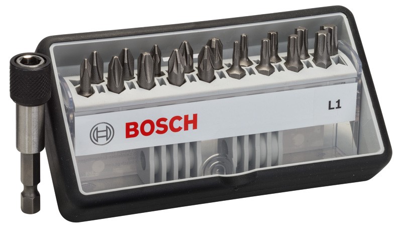 BOSCH (18+1)dílná sada šroubovacích bitů Robust Line, L Extra-Hart 2607002567