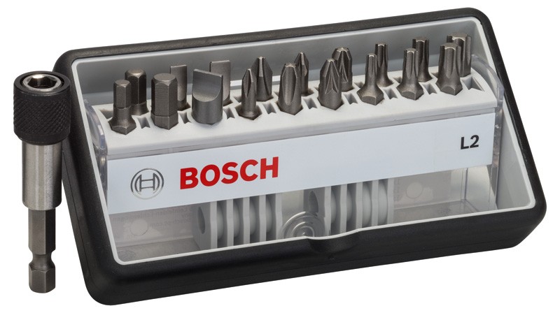 BOSCH (18+1)dílná sada šroubovacích bitů Robust Line, L Extra-Hart 2607002568