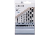 BOSCH 9dílná sada spirálových vrtáků HSS PointTeQ Hex 2–8 mm 2607002826
