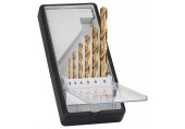 BOSCH Sada spirálových vrtáků do kovu HSS-TiN, Robust Line, 135° 2–8 mm, 6 kusů 2607010530