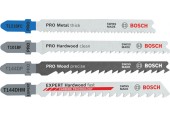 BOSCH Sada pilových plátků Wood and Metal, 15 ks 2607011437