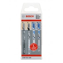 BOSCH Sada pilových plátků Wood and Metal, 18 ks 2607011439