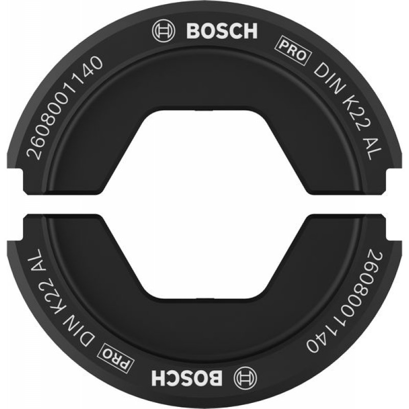 BOSCH Lisovací matrice PRO, DIN K22 AL, 95 mm2/120 mm2, hliník 2608001140