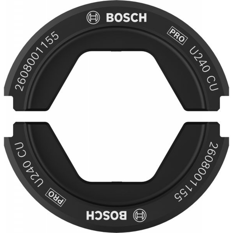 BOSCH Lisovací matrice PRO, U240 CU, 240 mm2, měď 2608001155