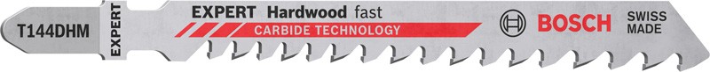 BOSCH Pilový plátek pro přímočaré pily EXPERT Hardwood fast T144DHM, 10 ks 2608901816