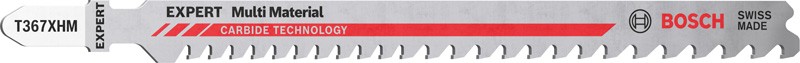 BOSCH Pilový plátek pro přímočaré pily EXPERT Multi Material T367XHM, 10 ks 2608901818
