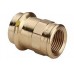 VIEGA Bronz Profipress plyn, přechodový kus vnitřní 2612 22x3/4" 346423V