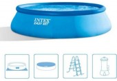 INTEX Easy Set Pool Bazén 457 x 107 cm s kartušovou filtrační pumpou 26166NP