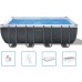 INTEX Ultra XTR Rectangular Frame Pool Bazén 549 x 274 x 132 cm + písková filtrace, 26356