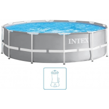 INTEX PRISM FRAME POOLS Bazén 305 x 76 cm s kartušovou filtrační pumpou 26702GN