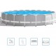 INTEX PRISM FRAME POOLS SET Bazén 610 x 132 cm s kartušovou filtrační pumpou 26756NP