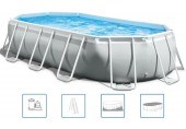 INTEX PRISM FRAME OVAL PREMIUM POOLS Bazénový set 503 x 274 x 122 cm 26796