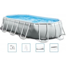 INTEX PRISM FRAME OVAL PREMIUM POOLS Bazénový set 503 x 274 x 122 cm 26796