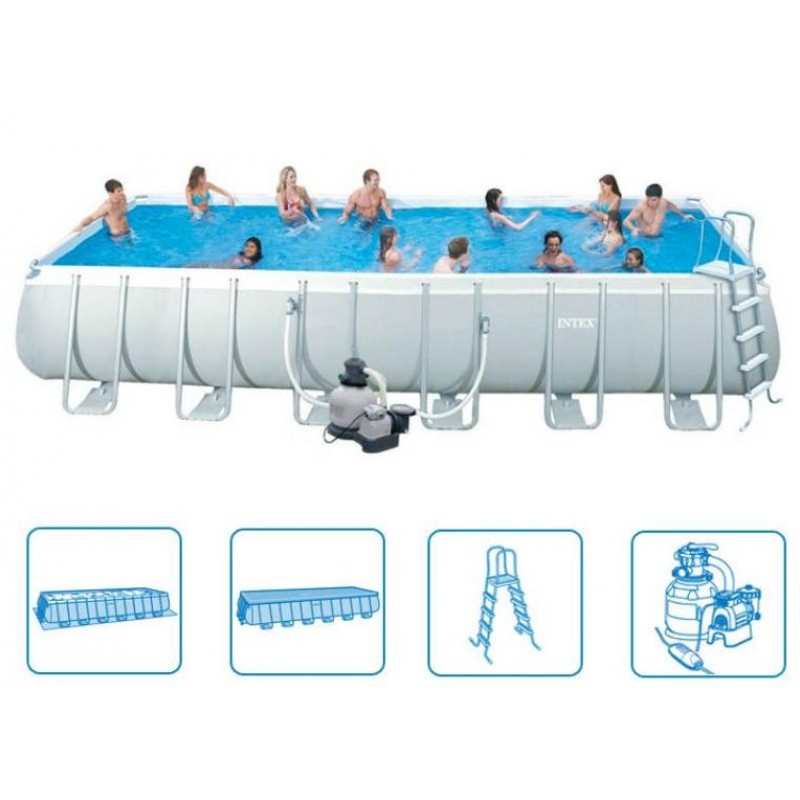 INTEX Ultra Frame Pool 7,32 x 3,66 x 1,32 m, 28362NP INTEX Ultra Frame Pool 7,32 x 3,66 x 1,32 m, 28362NP