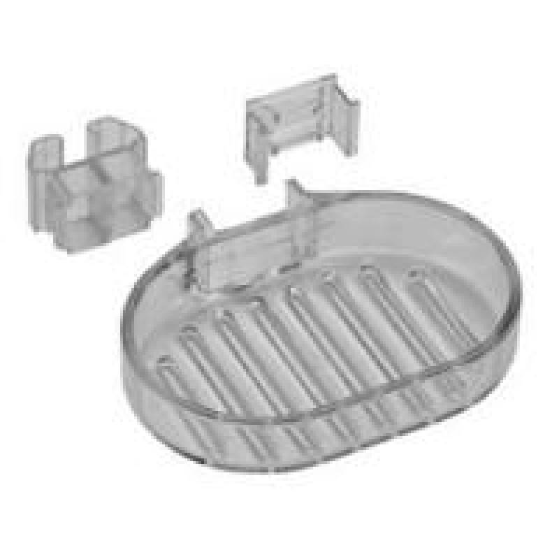 Hansgrohe Casetta Miska na mýdlo pro sprchovou tyč Unica´E/F, čirá hmota 28685000 Hansgrohe Casetta Miska na mýdlo pro sprchovou tyč Unica´E/F, čirá hmota 28685000