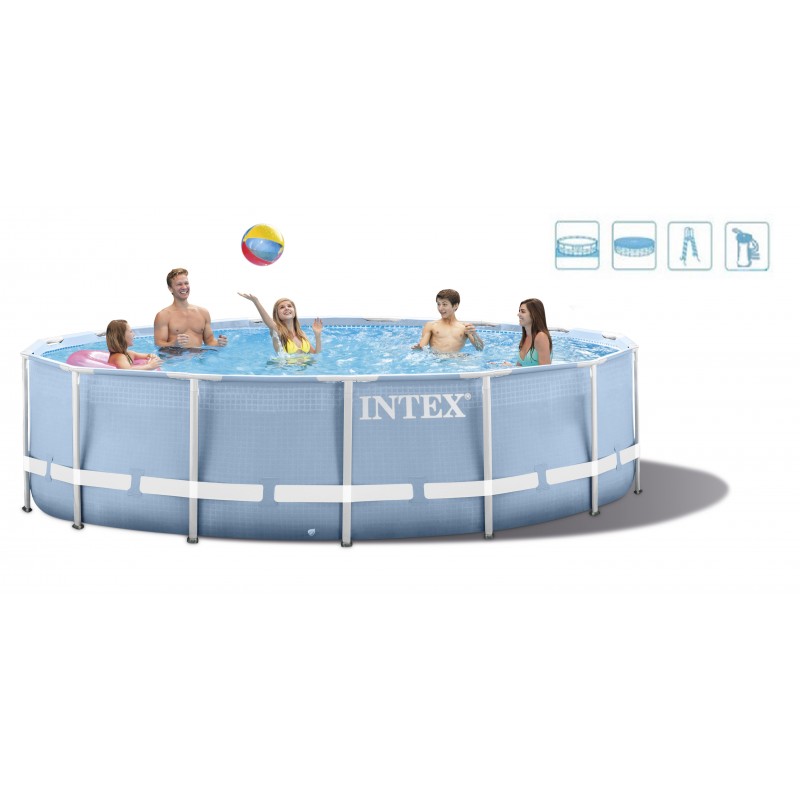 INTEX PRISM FRAME POOL SET Bazén 457 x 122 cm s kartušovou filtrací, 28736NP INTEX PRISM FRAME POOL SET Bazén 457 x 122 cm s kartušovou filtrací, 28736NP