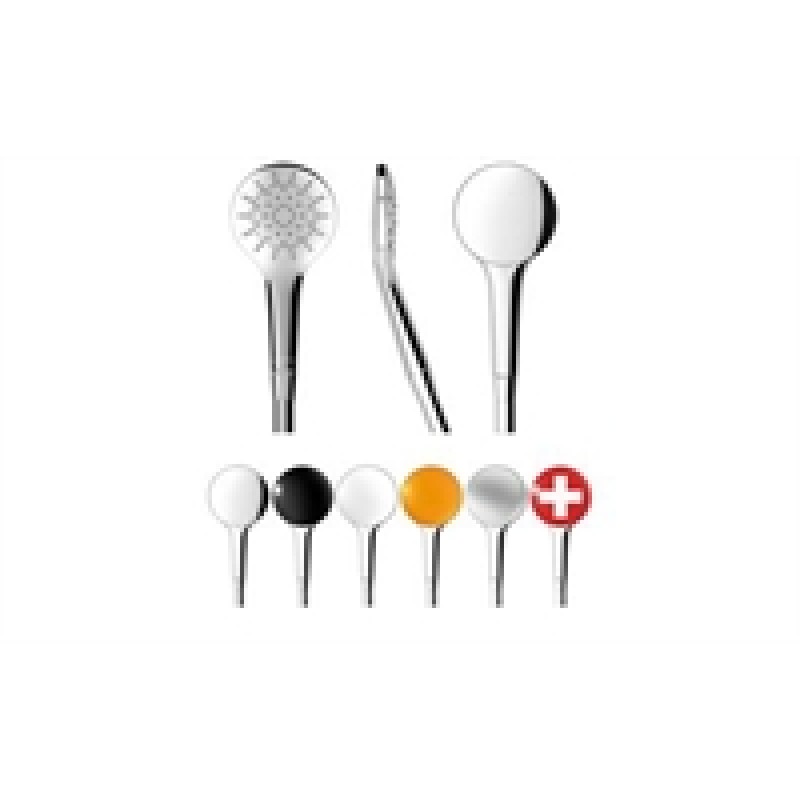 LAUFEN MyTwin100 sprchová hlavice, chrom, průtok 5,7 l/min 3.6198.2.084.151.1