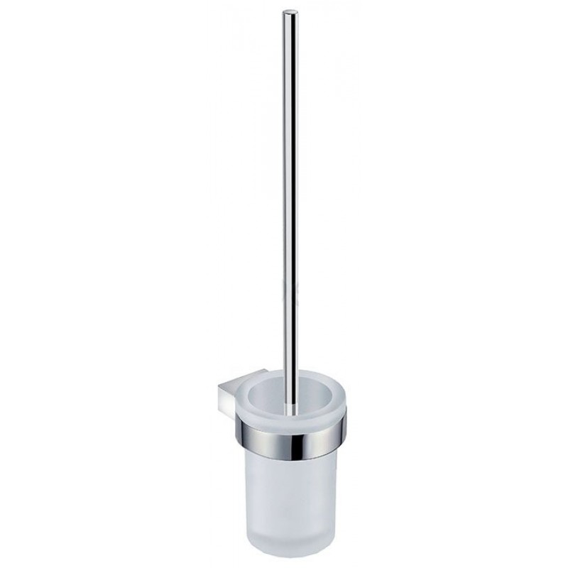 Jika PURE WC souprava včetně kartáče a skleněné misky, 40cm, chrom H3843B10040001 Jika PURE WC souprava včetně kartáče a skleněné misky, 40cm, chrom H3843B10040001