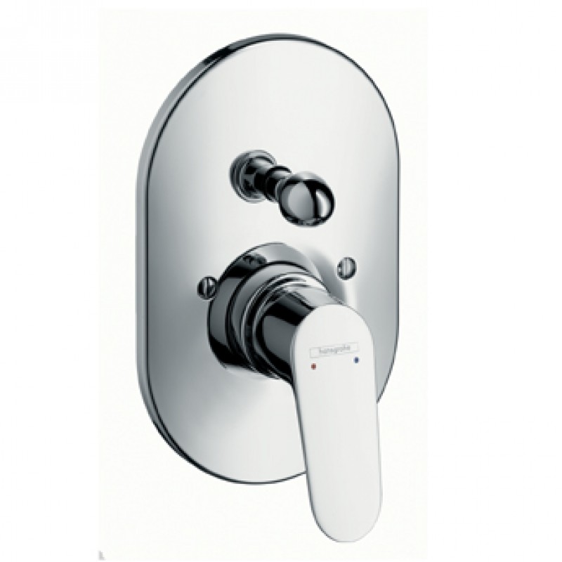 Hansgrohe FOCUS E2 Páková vanová baterie pod omítku, chrom 31947000 Hansgrohe FOCUS E2 Páková vanová baterie pod omítku, chrom 31947000
