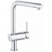 VÝPRODEJ GROHE Minta páková dřezová baterie, DN 15, chrom R__32168000 SEDŘENÁ HRANA, POLEPENÁ KRABICE