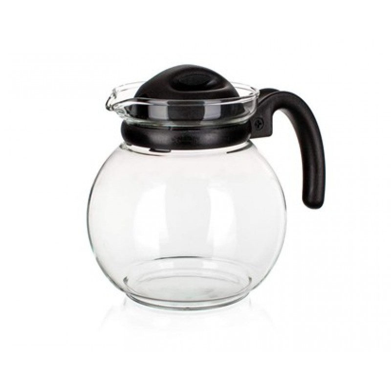 BANQUET Skleněná kulatá konvice 1,5 Bormio plastové víčko 350021 BANQUET Skleněná kulatá konvice 1,5 Bormio plastové víčko 350021