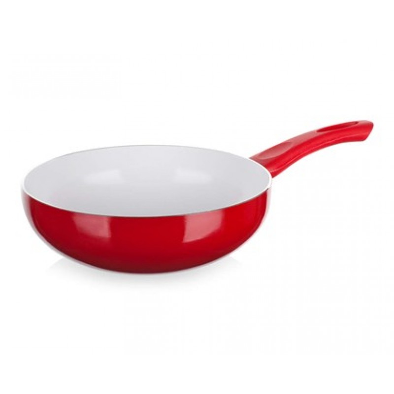 BANQUET Pánev WOK 28x9cm Red Culinaria 40HTWKCE0228RE-A BANQUET Pánev WOK 28x9cm Red Culinaria 40HTWKCE0228RE-A